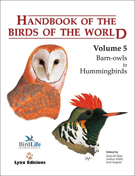 Handbook Of The Birds Of The World Volume 5 Lynx Edicions