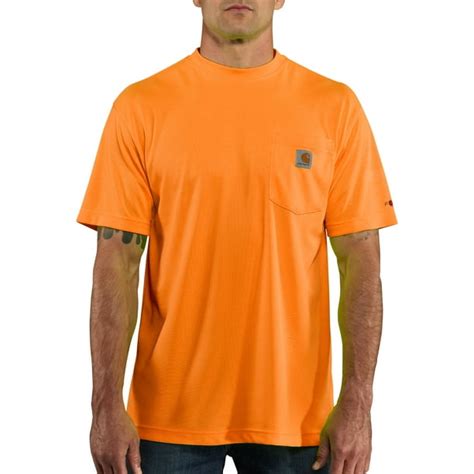 Carhartt Mens High Visibility Force Color Enhanced Ss T Shirt
