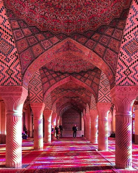 The Nasir Al Mulk Mosque In Shiraz One Of Iran S Oldest Cities Is