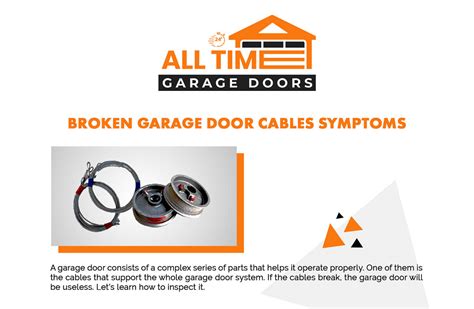 Broken Garage Door Cables Symptoms