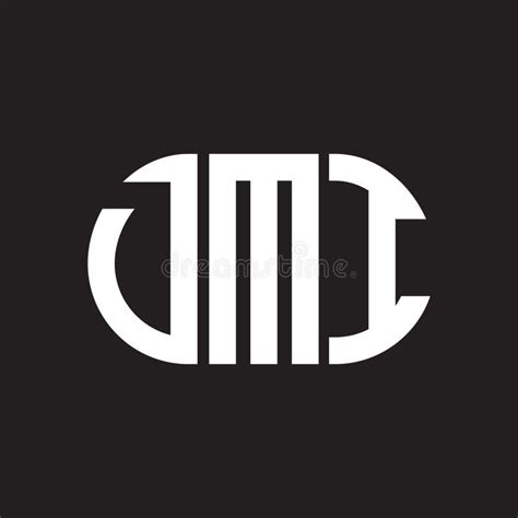 Dmi Letter Logo Design On Black Background Dmi Creative Initials
