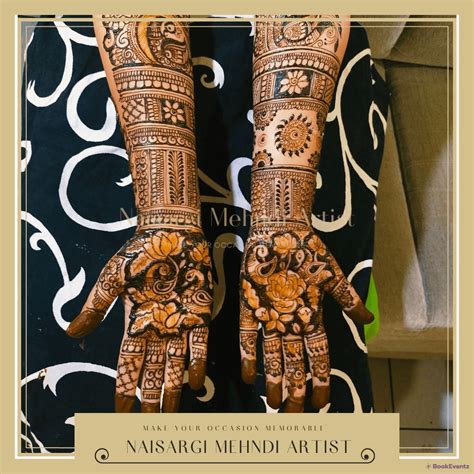 Naisargi Wedding Mehendi Artist Surat Photos Price Reviews Bookeventz