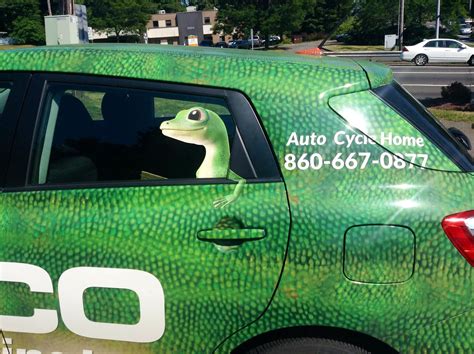Geico is one of the cheapest providers in most states, providing the lowest premiums in about 10 states. Geico Insurance Gecko Car | Geico Insurance Gecko Car, 8/201… | Flickr