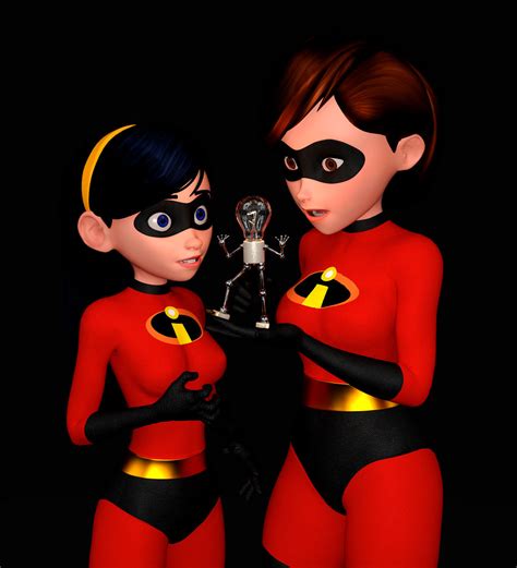 Dazzling Violet And Helen Parr By Giokebox On Deviantart