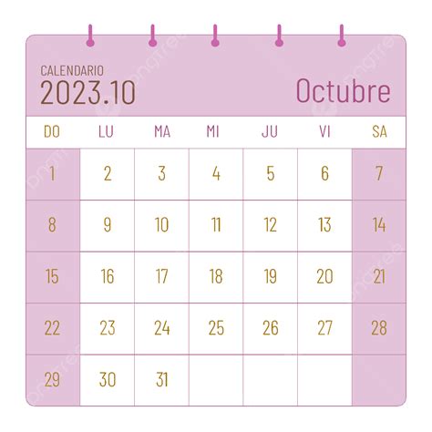 Desk Calendar 2023 Vector Hd Png Images 2023 October Spanish Calendar