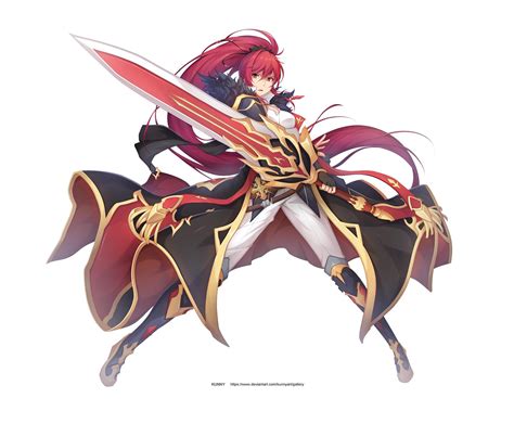 Grand Chase Elesis And Elsword