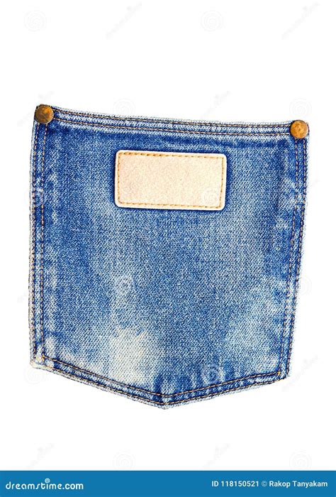 Denim Blue Jean Pocket Texture Is The Classic Indigo Fashion De Stock