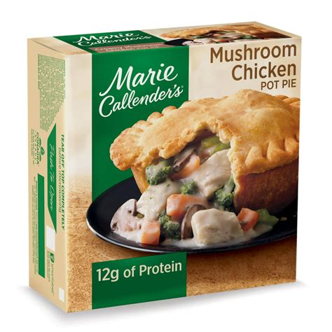Marie Callenders Frozen Meal Creamy Mushroom Chicken Pot Pie 15
