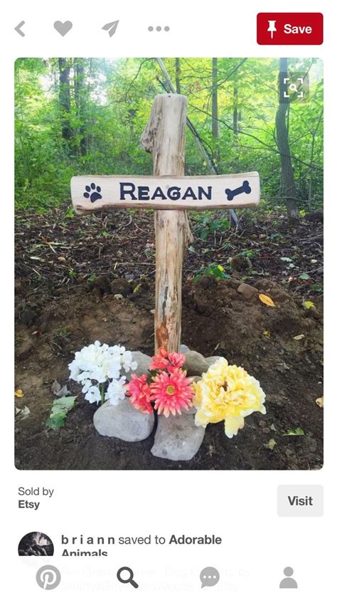 Memorialize your dog, cat or any pet with their own customized engraved stone pet memorial grave marker. Pin by Ashley Nueske on DIY and crafts | Pet grave markers ...