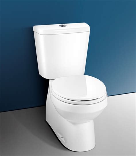Caroma Sydney Smart Back Outlet Toilet 2 Pcs Skirted York Taps