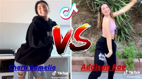 Charli Damelio Vs Addison Rae Dance Tik Tok Compilation 2020 Amazing