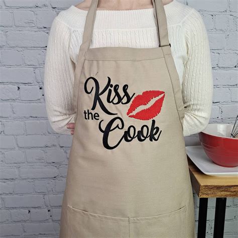 Excellent Customer Service Modern Fashion Quality Assurance Szipry Chef Apron With Pocket Kiss