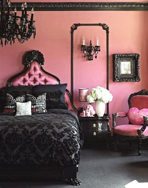 78 Best Ideas About Pink Black Bedrooms On Pinterest Apartment Bedroom Decor Bedrooms And