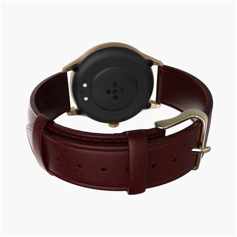 Buy Titan Evoke Men Digital Smart Watch With Leather Strap 90172al01