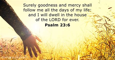 Psalm 236 Bible Verse Kjv