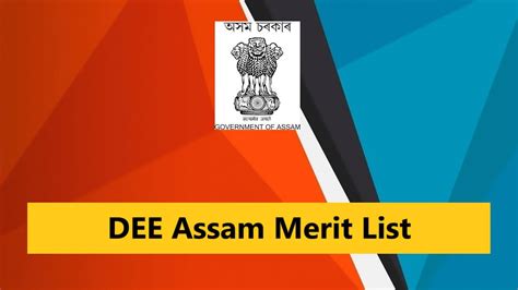 DEE Assam Merit List 2023 LP UP Teacher District Wise Final Merit List