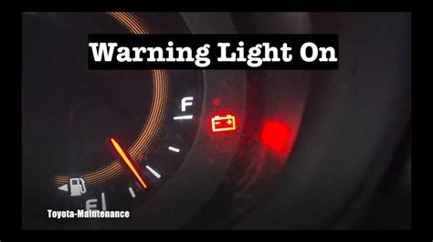 Battery Warning Light How To Deal With It Youtube