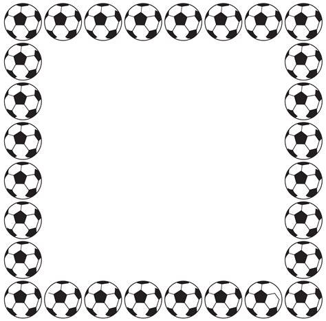 Football Border Clip Art Clipart Best