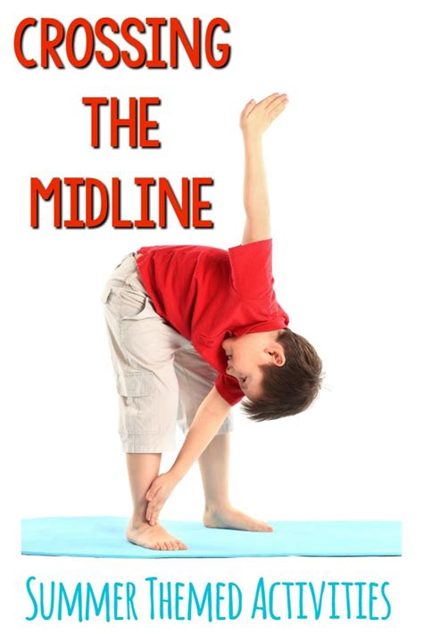 Hand eye coordination games for 5 year olds. Crossing The Midline Activities - Summer Themed | Pink Oatmeal