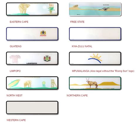 Authorities in gautengintelligent number plates govermnet. Number plates in South Africa - what you can and can't do ...