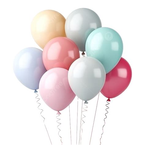 Cute And Pastel Balloons Balloons Party Celebration Png Transparent