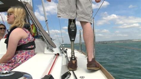 Teen Amputee Sails Again With Revolutionary Bionic Leg Bbc News