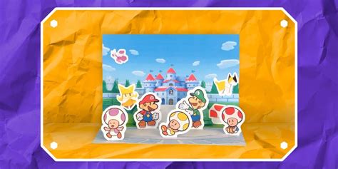The Origami King Folds Of Fun With Mario Printable Diorama Play