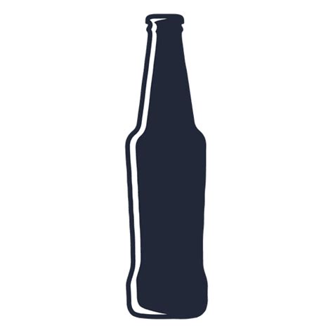 Beer bottle silhouette - Transparent PNG & SVG vector file png image
