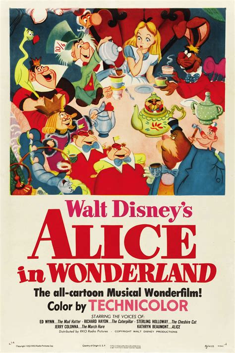 Alice In Wonderland 1951 Disney Bức ảnh 44019610 Fanpop