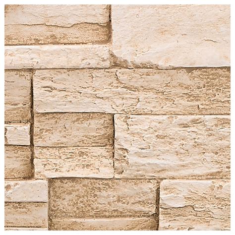 Buyfauxstone Stacked Stone Wall Panel Sample Almond Traditional