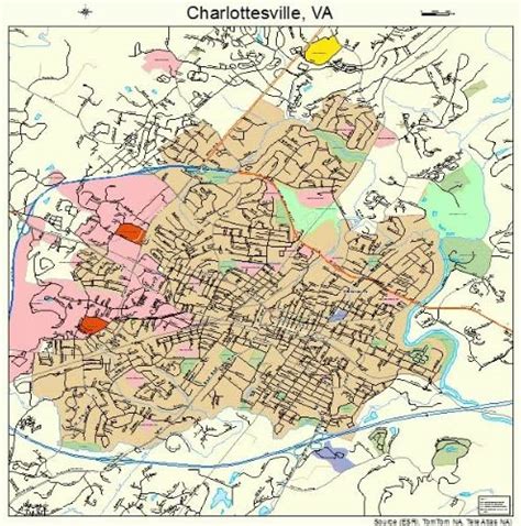 Map Of Charlottesville Va Map Of Zip Codes