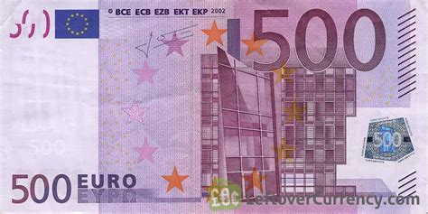 500 Euros Banknote First Series Exchange Yours For Cash Today
