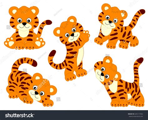 11 Baby Tiger Clipart Preview Vector Cute Tiger Hdclipartall