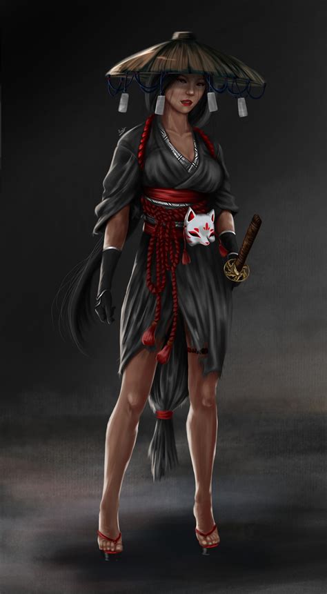 Artstation Samurai Woman