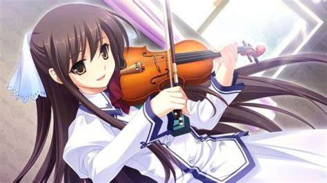 Anime Girl Playing Violin 1280x720 Wallpaper