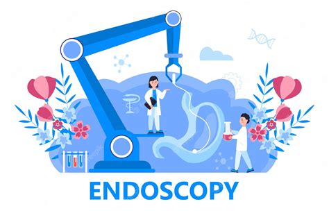 Premium Vector Endoscopy Healthcare Technology Concept Vector Tiny