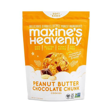 Maxines Heavenly Peanut Butter Chocolate Chunk Cookies Thrive Market
