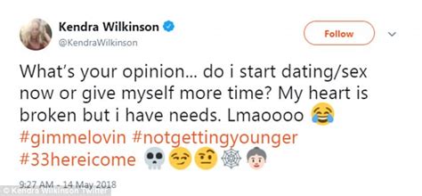 Kendra Wilkinson Ask If Its Too Soon To Start Having Sex Daily Mail