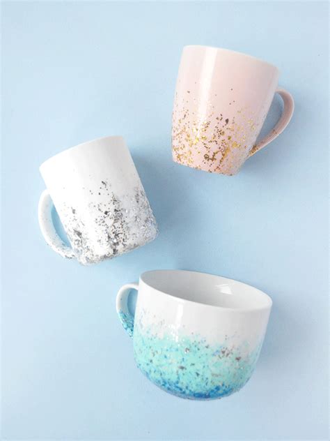 Diy Glitter Speckled Mugs ⋆ Handmade Charlotte