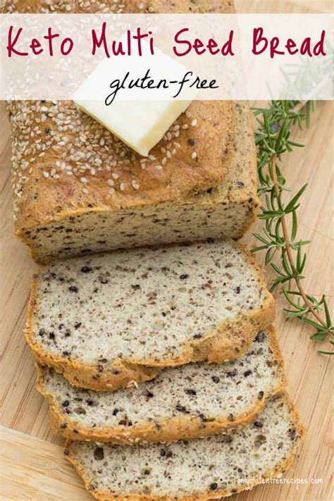 Keto bread in 2 minutes flat! Gluten-Free Keto Multi Seed Bread | Recipe (With images ...