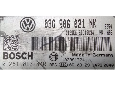 Ecufile Vw Passat Tdi G Nk Edc U Bmp H