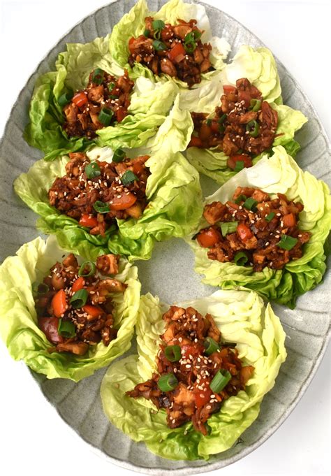 In addition to this, it will make guests or family smile. Healthy Copycat Chicken Lettuce Wraps | The Nutritionist ...