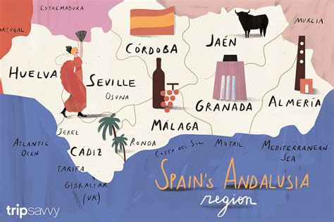 Andalusia Spain Cities Map And Guide