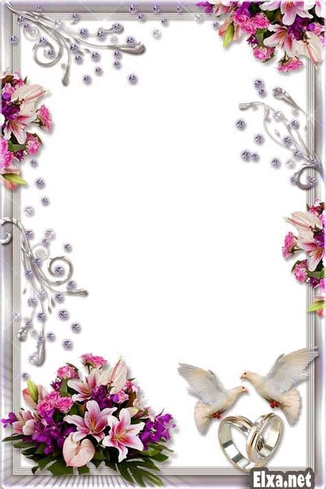 Free Download 600 Png Background Wedding Frame Designs And Templates
