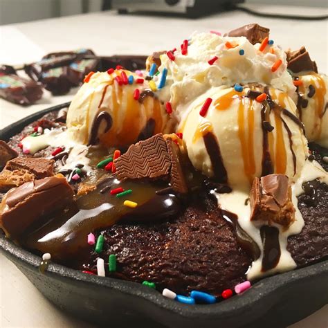 Milky Way Hot Mess Skillet Chocolate Cake