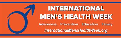 International Mens Health Week Mens Health Month
