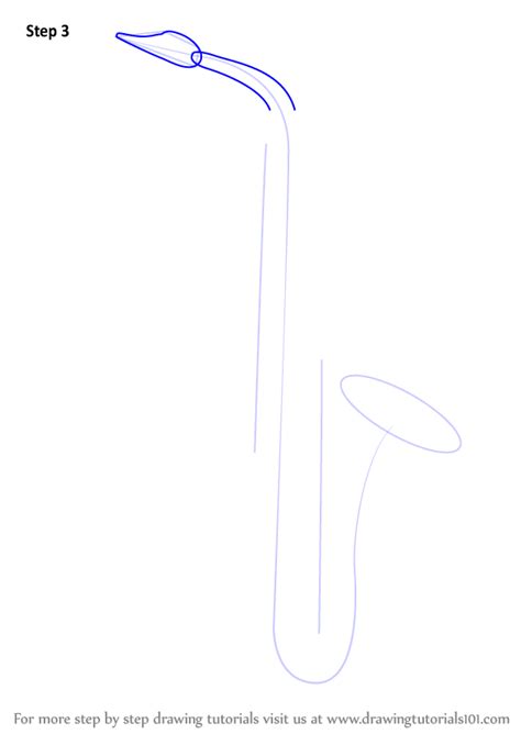 How to draw a bow for a saxophone? Learn How to Draw a Saxophone (Musical Instruments) Step ...