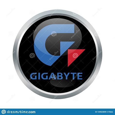 Gigabyte Company Sign Editorial Stock Image Illustration Of Editorial