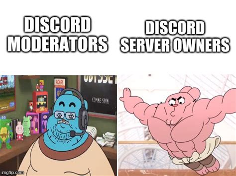 Fat Gumball Discord Moderator Meme