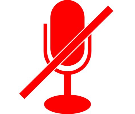 Mic Icon Muted Openclipart